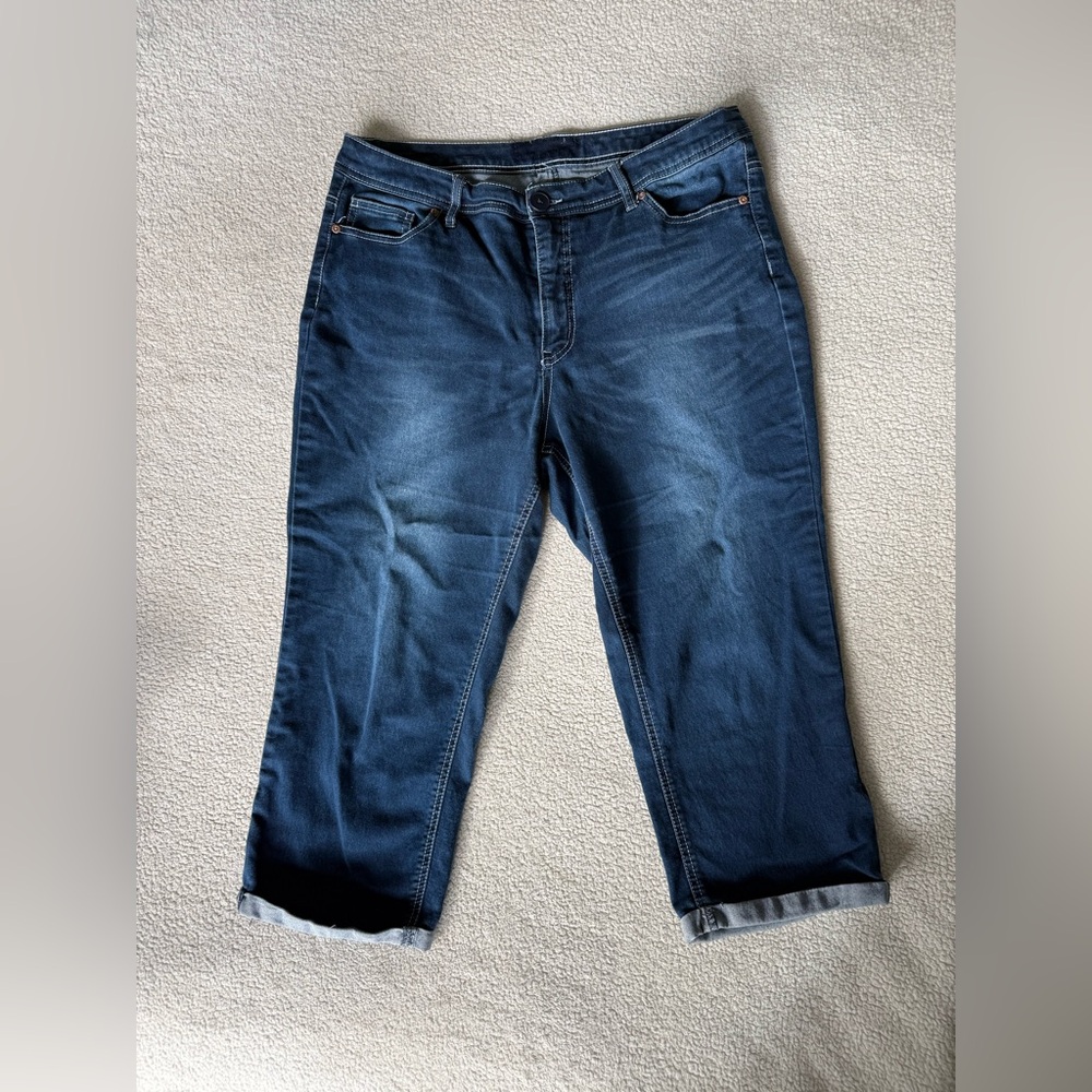 Cato Dark Blue Ankle Jeans